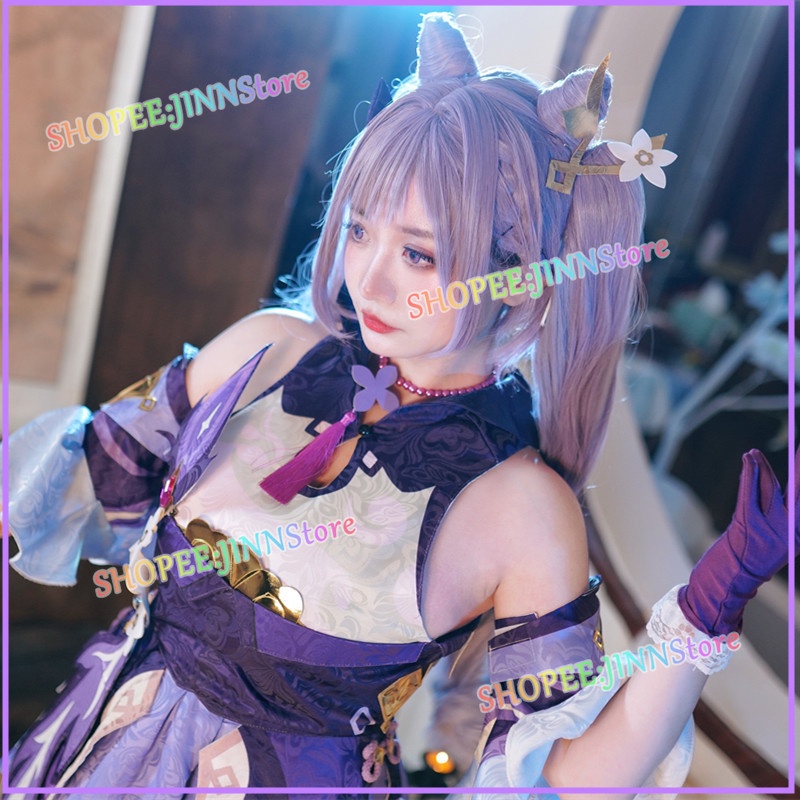 Bộ Tóc Giả Cosplay Nhân Vật JINN Keqing