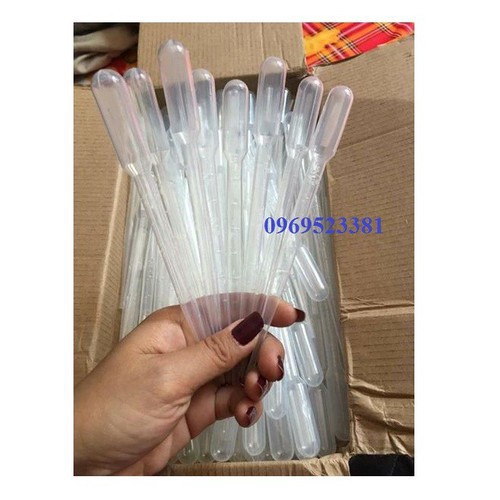 Pipet Pasteur nhựa 3ml - Túi 100 cái