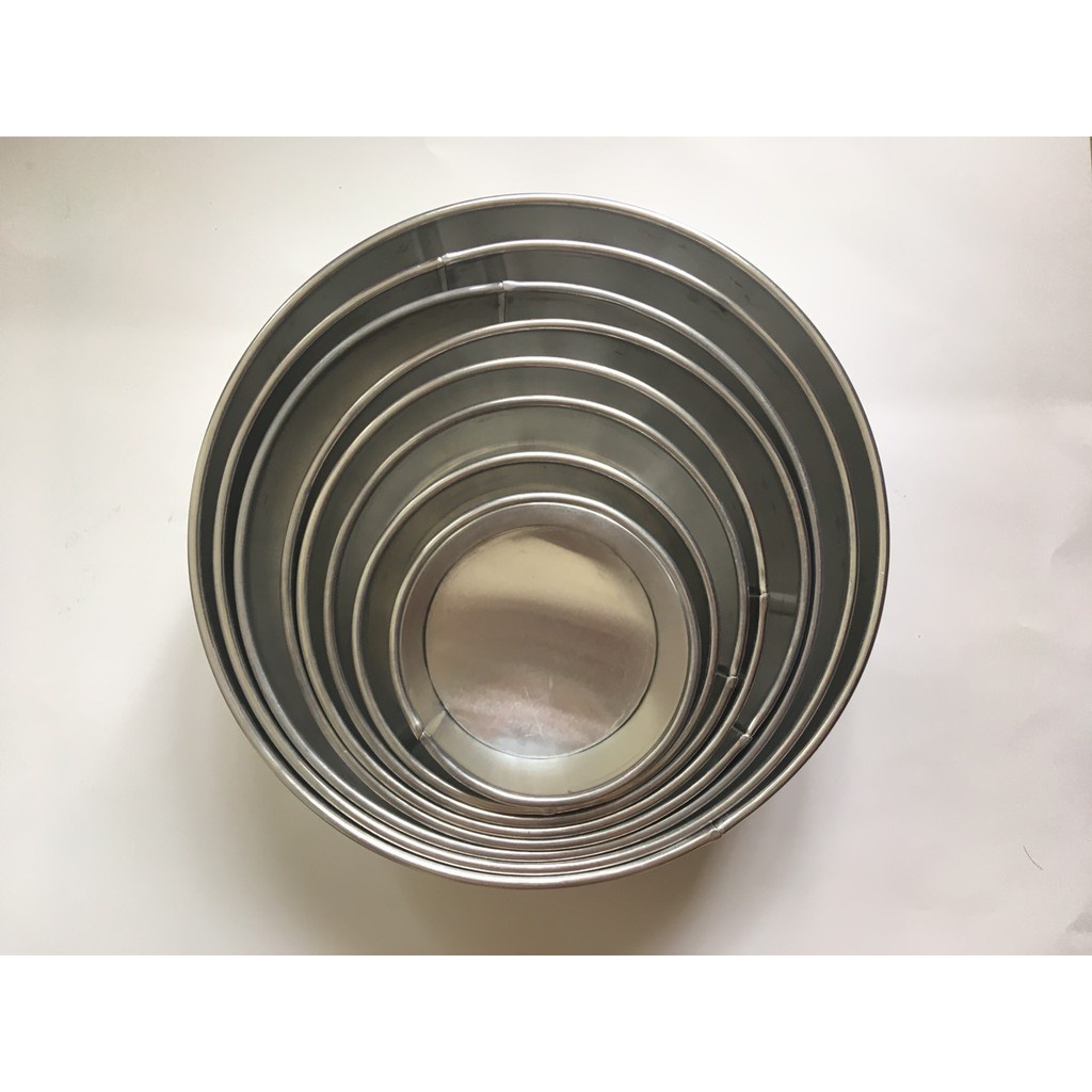 Khuôn nhôm tròn gia công đế rời các cỡ- dùng đổ cốt gato