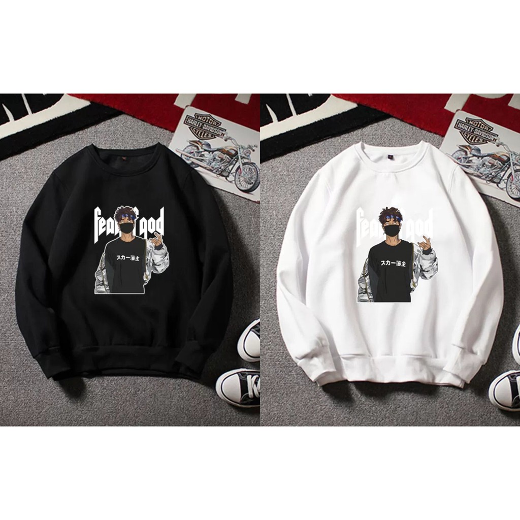 Áo Tay Dài Sweater Nam Nữ Nỉ Bông FOG Unisex