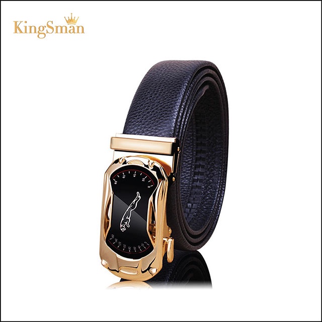 Thắt lưng nam cao cấp KINGSMAN khóa tự động dây da bền đẹp - KINGSMAN 01