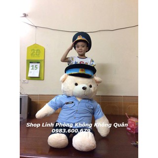 Gấu Bông Bộ Đội Phòng Không Không Quân 1m2