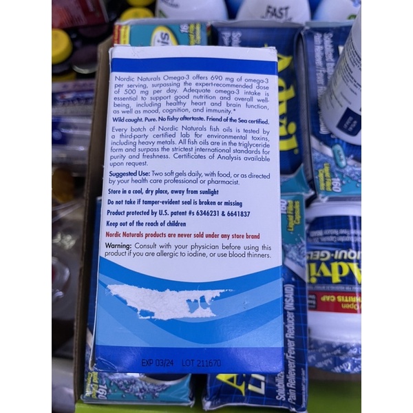 Nordic Naturals DHA Omega_3 -Cải Thiện Huyết Áp. Tim Mạch, trí não