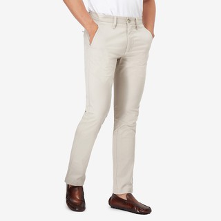 Quần kaki nam milvus màu kem mvpn031mbr01