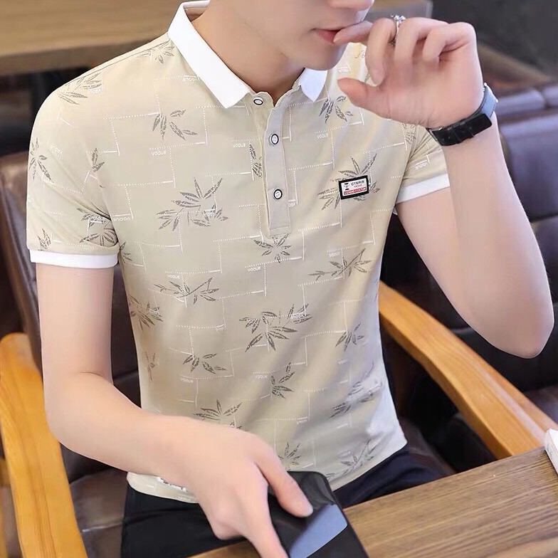 Áo thun nam cổ bẻ ngắn tay cao cấp phong cách hàn quốc, áo thun polo nam MURADFASHION AT027 | BigBuy360 - bigbuy360.vn