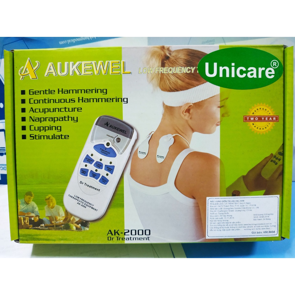 Máy Massage xung điện trị liệu thương hiệu Đức Aukewel AK-2000