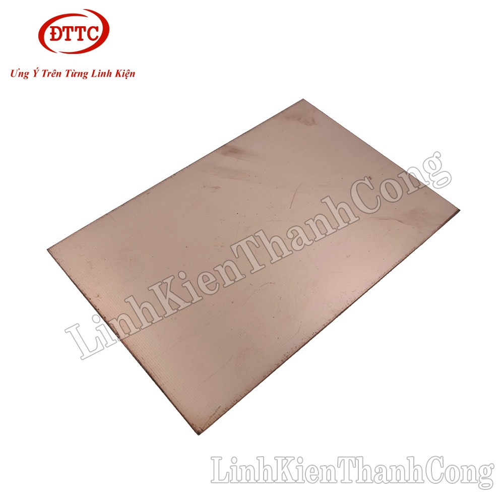 Phíp Đồng FR4 1.6mm 10x15cm 2 Mặt (Phíp Thủy Tinh)