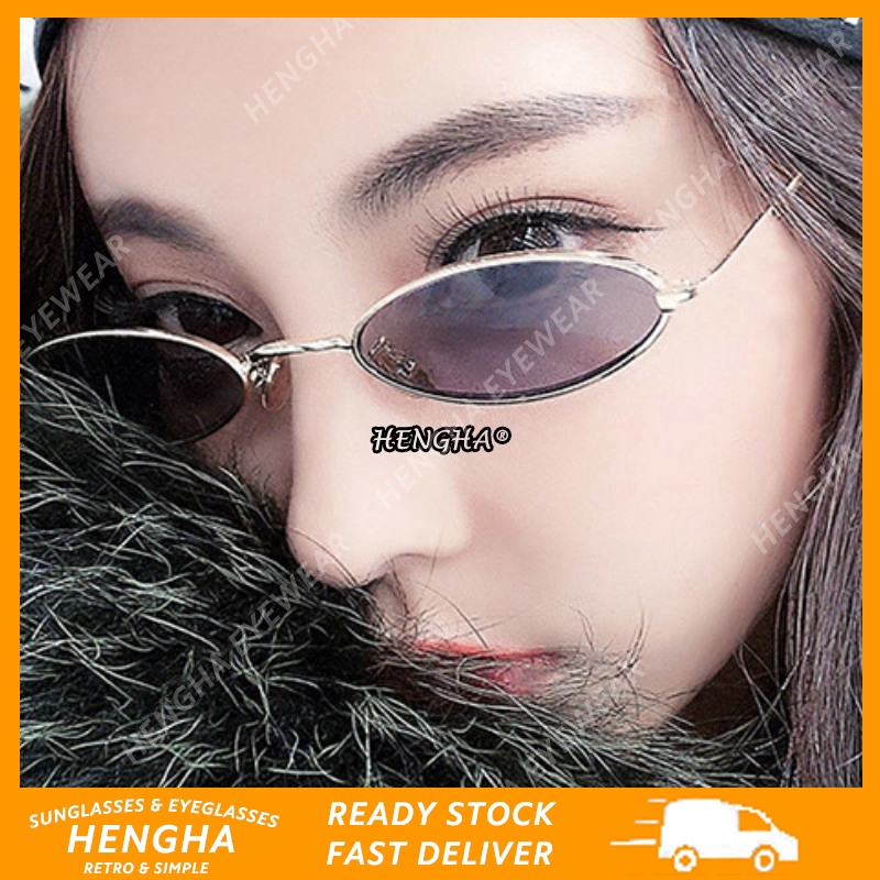 🆕Hengha🆕Kính Mát Gọng Kim Loại Phong Cách Retro Hàn Quốc