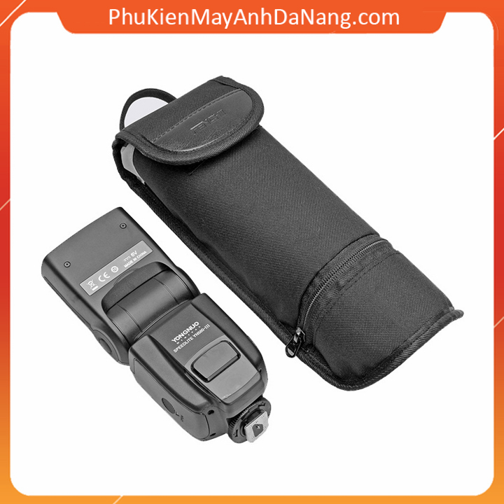 Túi đựng đèn flash cao cấp có ngăn đựng pin và trigger phù hợp cho YN560 Godox 860 và các dòng khác