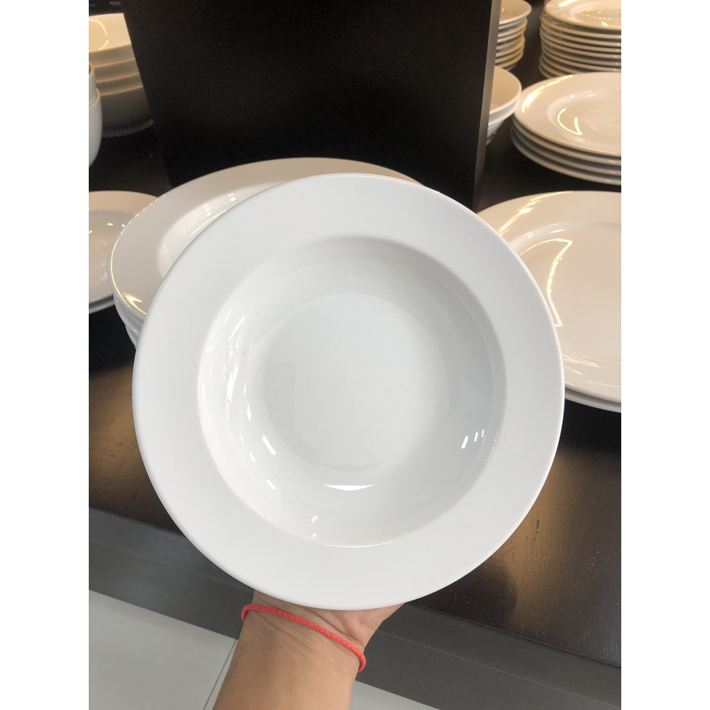 Dĩa súp Minh Long nhiều size, Jasmine LYS Trắng Ngà dùng  trong gia đình, đãi khách hay tặng tân gia