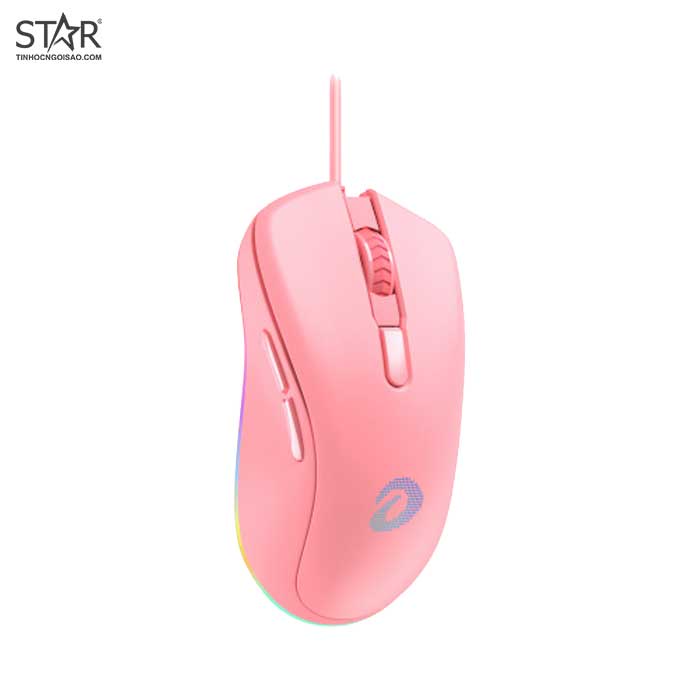 [Mã SKAMLTSM9 giảm 10% đơn 99K] Chuột Dare-U EM908 Queen Pink RGB Gaming (Hồng)