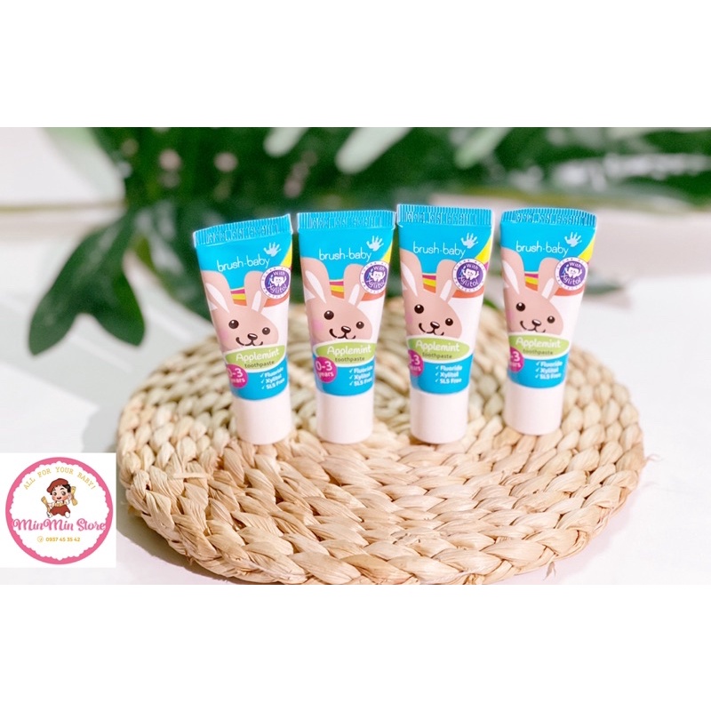 [MẪU DÙNG THỬ] KEM ĐÁNH RĂNG BABYBRUSH CHO BÉ TỪ 0–3 TUỔI