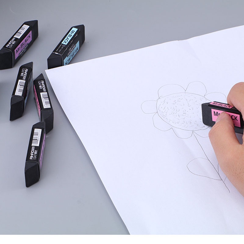 Gôm tẩy 2B màu đen dễ thương