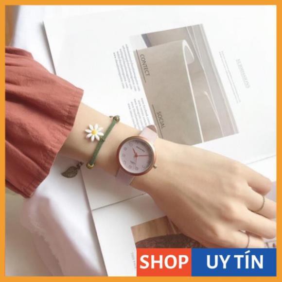 [Hàng Cao Cấp] Đồng hồ nữ Doukou dây da cao cấp mặt số thời trang lịch lãm