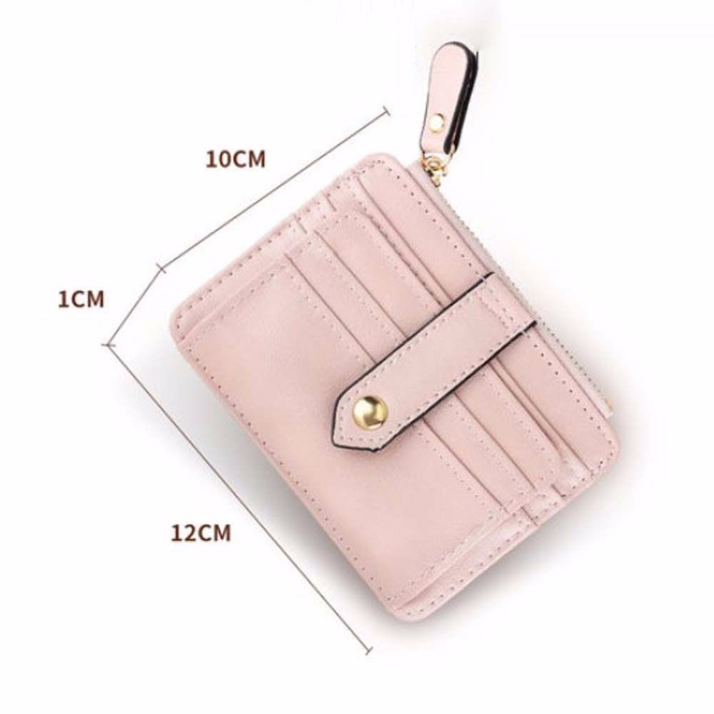 Ví da PU mini siêu mỏng đa năng thời trang cho nam và nữ