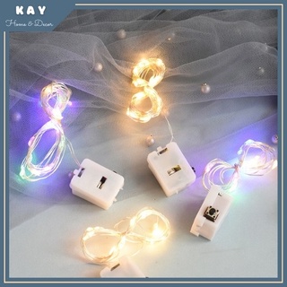 Combo 5 dây đèn led đom đóm dài 2 mét,đèn led fairy light nhấp nháy KD03