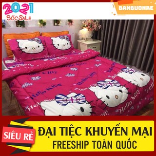 Sỉ set chăn phao ga gối poly cho đệm 1m6x2m