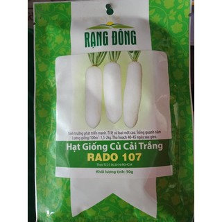 Hạt giống củ cải trắng Rạng Đông
