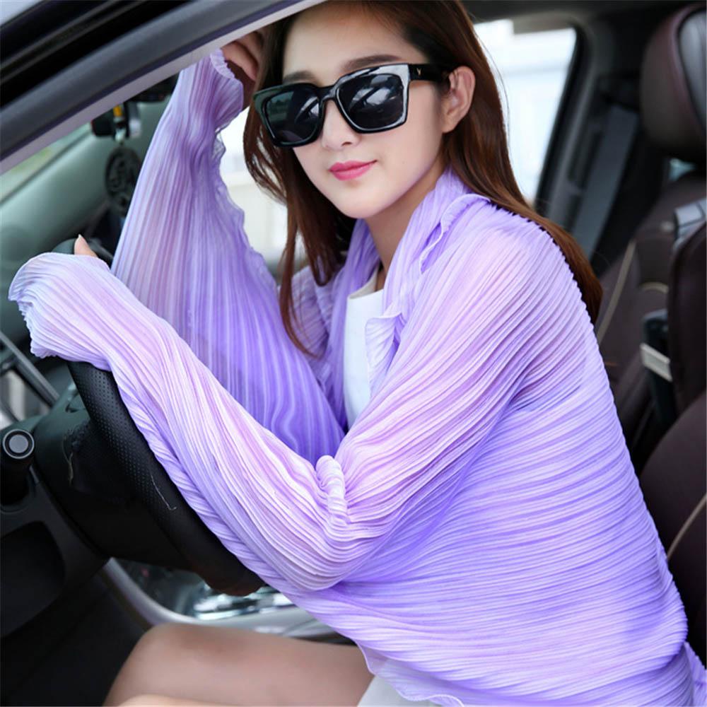 Ống Tay Áo Chống Nắng Bằng Vải Voan Cho Nữ