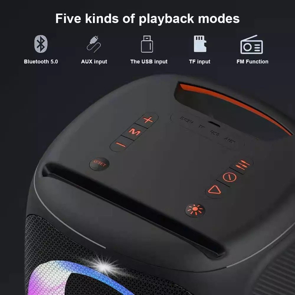 Loa bluetooth xách tay HOPESTAR-PARTY100 karaoke công suất 50w - với thiết kế loa dạng cộng hưởng, âm thanh tuyệt vời