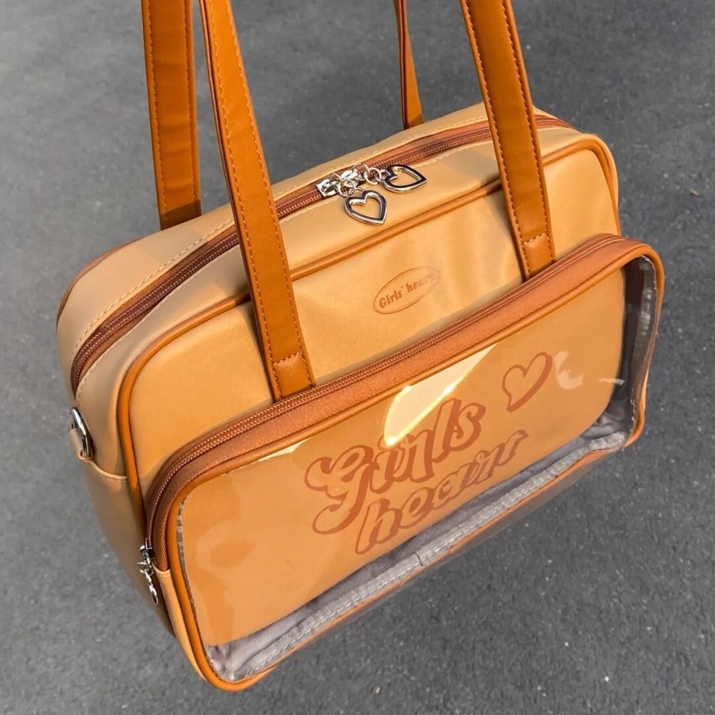 ◑Túi Đeo Vai Thể Thao Cỡ Lớn Phong Cách Retro Mỹ 2022 Kiểu Mới