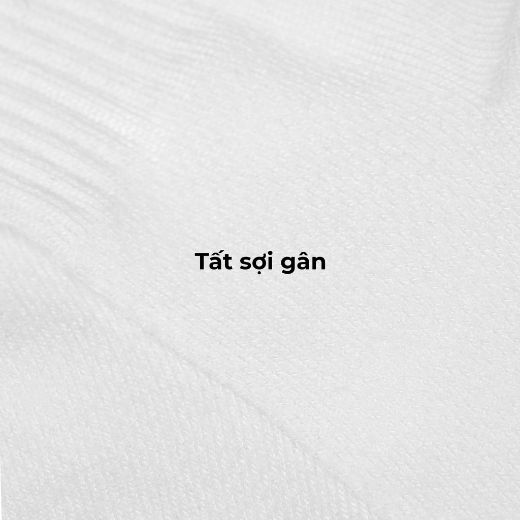 Tất/ Vớ cổ trung, cổ ngắn Sợi Gân thiết kế basic Unisex thoáng khí dày dặn mềm mại thoải mái - SOUL OF A NATION