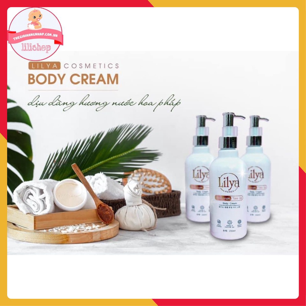 Kem trắng da body lilya - White Angle Tone Up Body Cream