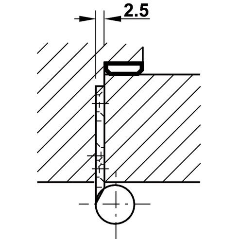 Bản lề âm dương 45 kg HAFELE 926.96.100 chính hãng