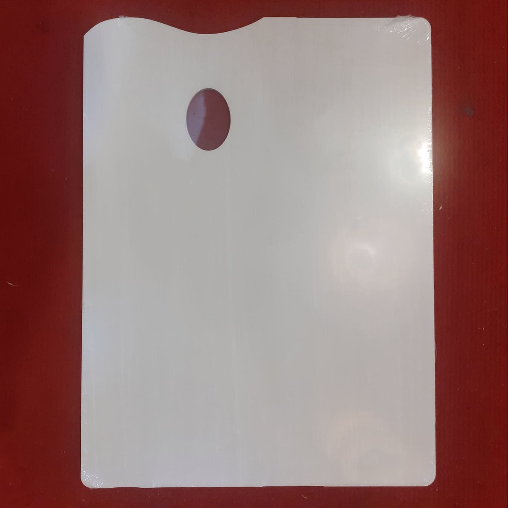 [ TÂM TÂM ] - Vĩ pha màu phẳng, Vĩ phẳng, Vĩ mica trắng 20x30cm Bảng Palette pha màu