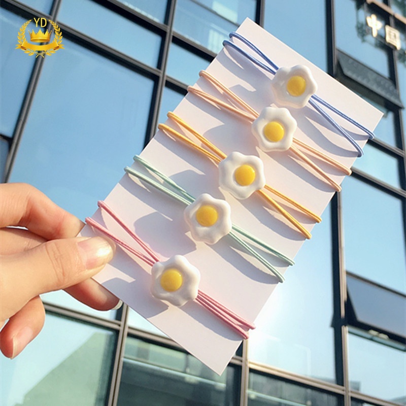 Dây Buộc Tóc Hình Quả Trứng Dễ Thương Cho Nữ