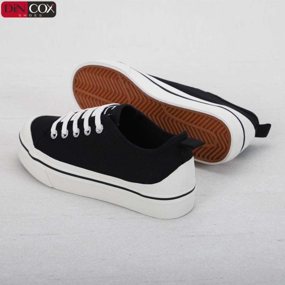 TTV Giày Sneaker Vải Nữ DINCOX D31 Năng Động Nữ Tính Black