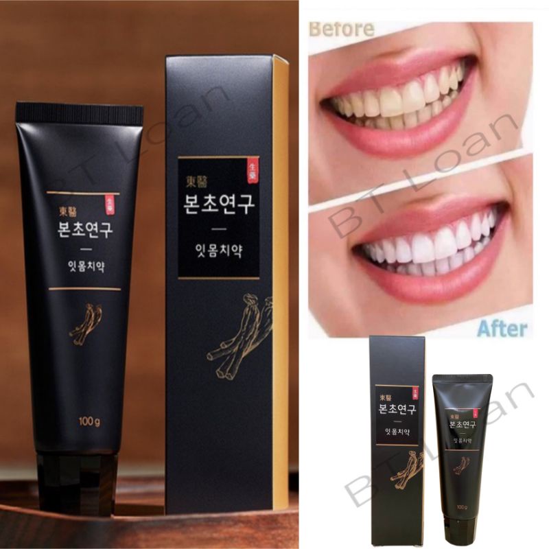 Kem đánh răng ryo nhân sâm,thảo dược, muối khoán Của tập đoàn amore pacific hàn quốc