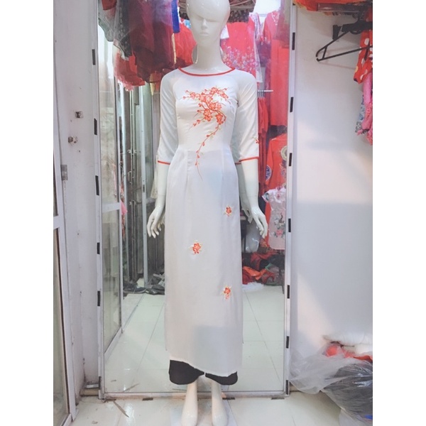 Sale áo dài hoa giá siêu rẻ