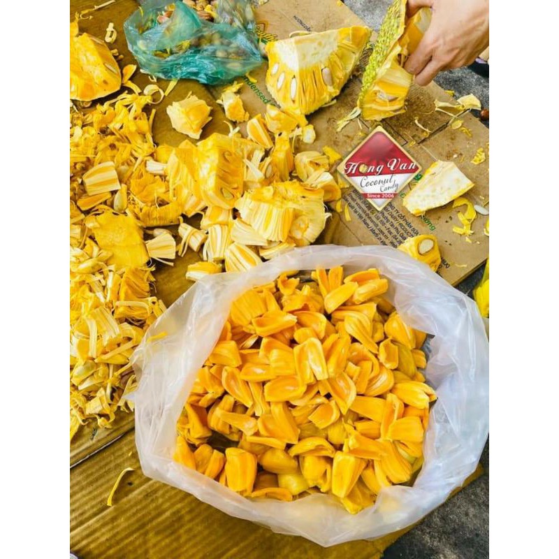 Kẹo mít dừa non cuộn bánh tráng 250g