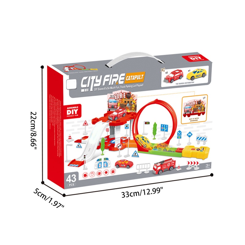 Bộ Đồ Chơi Đường Ray Phá Vỡ Vui Nhộn Cho Bé