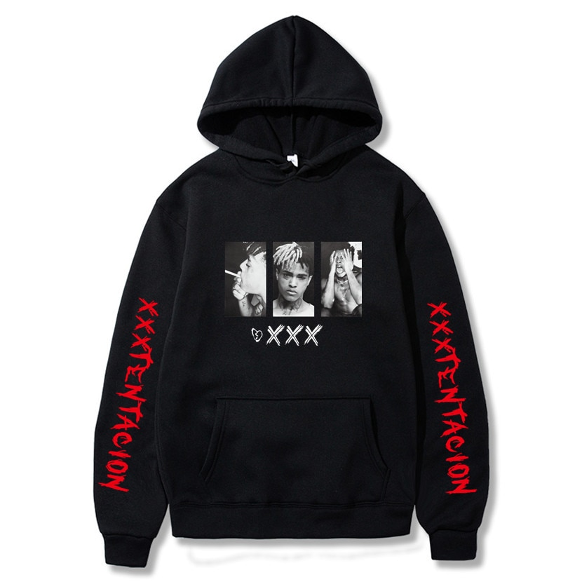 Áo Hoodie In Hình Xxxtentacion Vui Nhộn Phong Cách Đường Phố Cho Nam Và Nữ