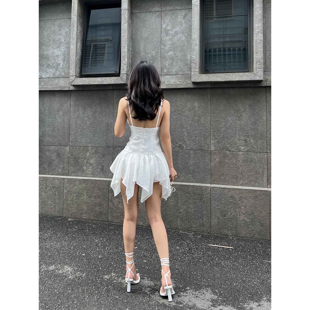 Đầm Ngắn Nữ Pleated Sundress , Chất Vải Chiffon cotton Thoải Mái , WDN001-05 ,SOMEHOW