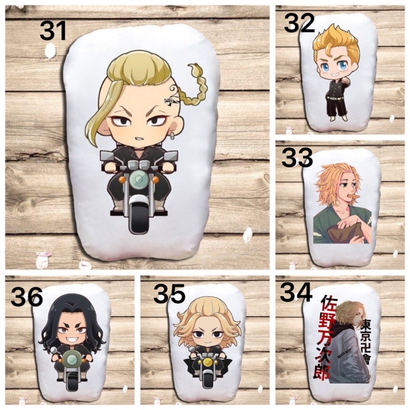 gấu ôm - gối ôm ngủ tokyo revengers 2 mặt ảnh bán sẵn và đặt in hình