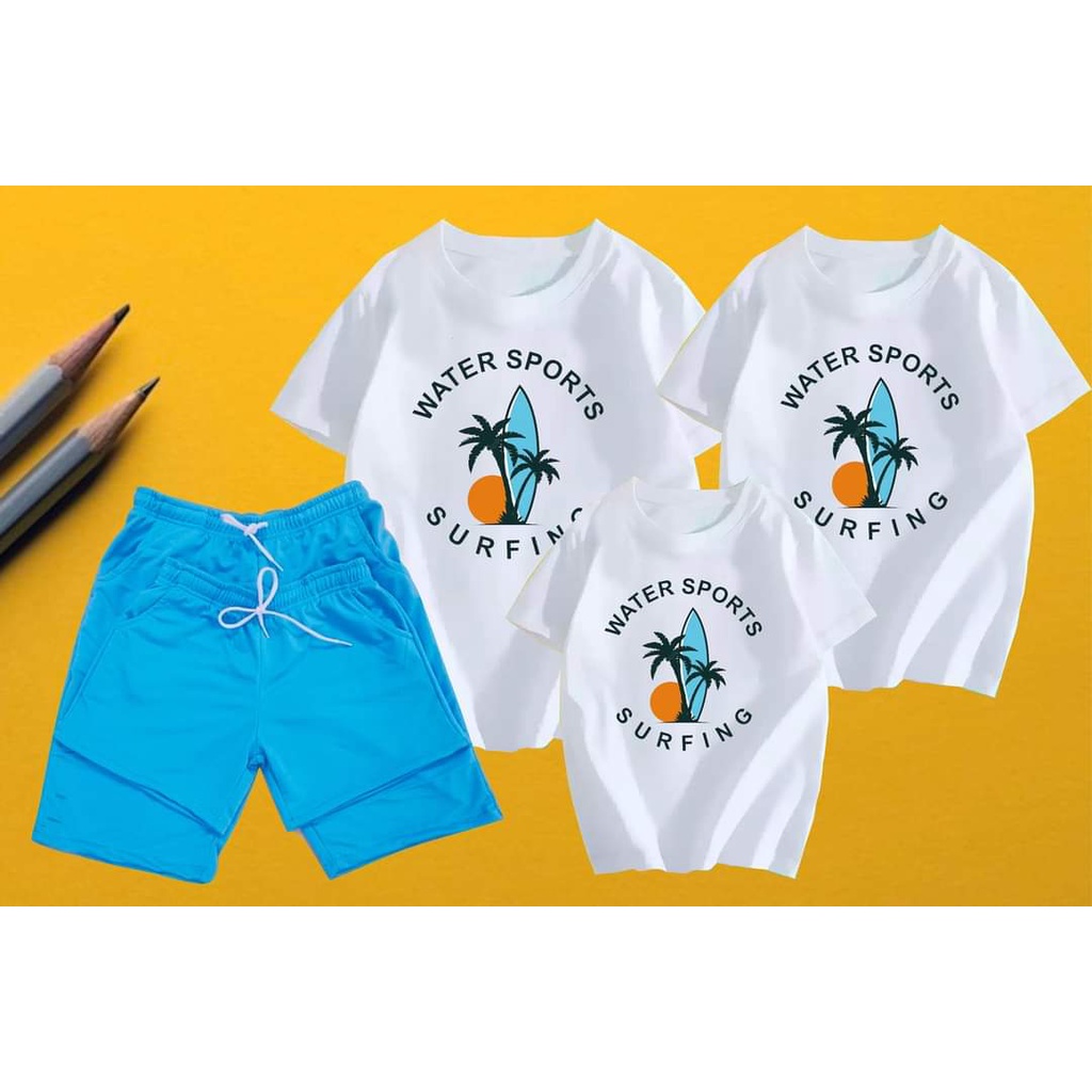 Đồ gia đình , Áo đi biển , Đồng phục nhóm . Chất liệu vải Cotton loại 1 thoáng mát đủ size từ 8 đến 100kg .