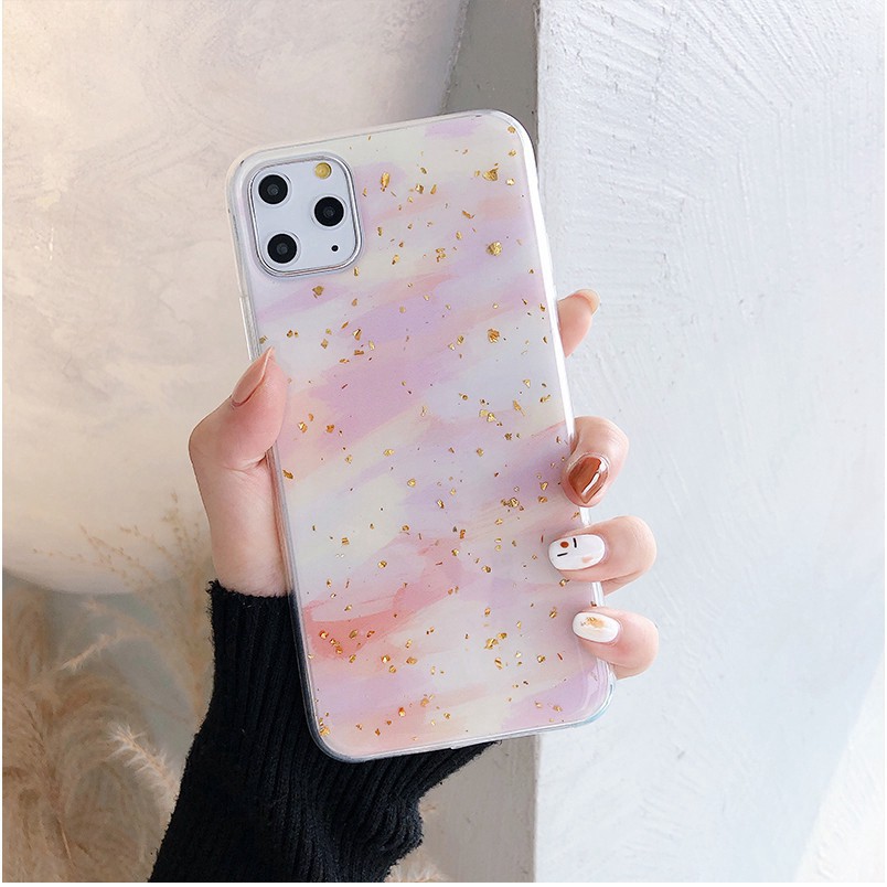 Ốp iphone - Ốp lưng Màu độc đáo kim tuyến 6/6s/6plus/6s plus/7/8/7plus/8plus/x/xs/xs max/11/11pro max-Phụ Kiện Nhật Linh