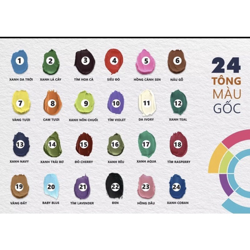 Màu unicorn trang trí bánh kem 60g