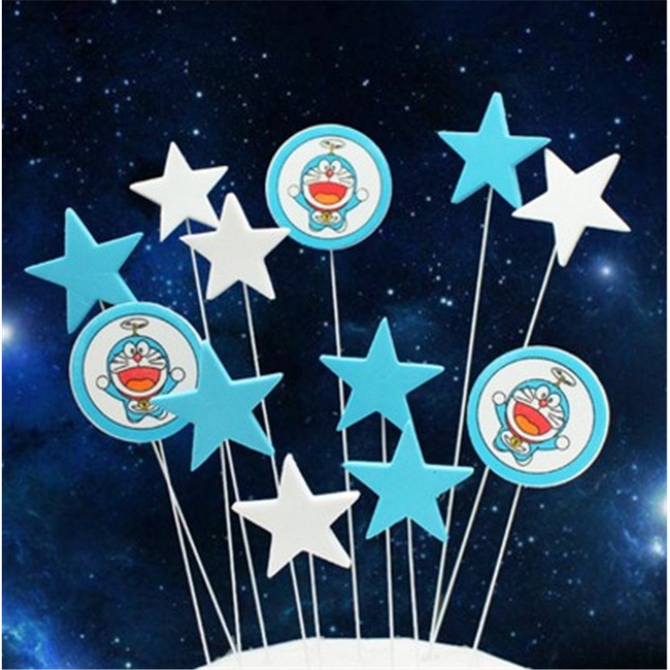 Mô Hình Nhân Vật Doraemon Trang Trí Bánh Kem Xinh Xắn