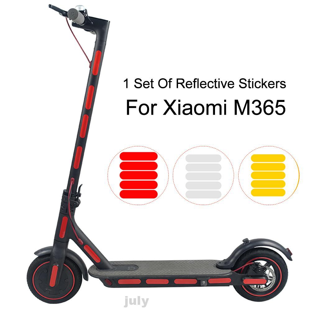 Sticker Dán Bánh Xe Phát Sáng An Toàn Cho Xiaomi M365