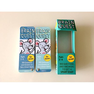 Bộ Thẻ Brain quest (2-6 tuổi)