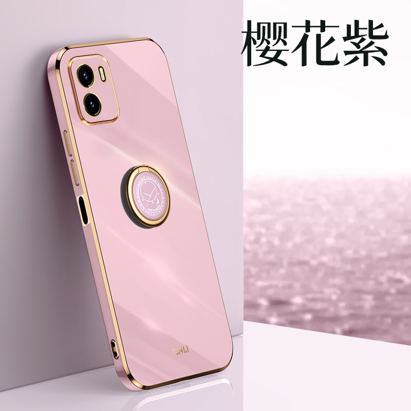 Ốp Điện Thoại Silicon Mềm Chống Sốc Kèm Giá Đỡ Dành Cho vivo y15s vivo y15a
