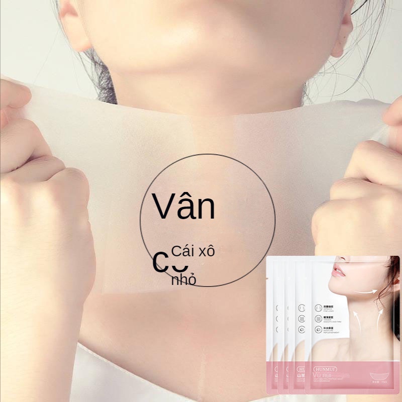 Mặt Nạ Sữa Dê Hunmui Làm Mờ Nếp Nhăn Làm Săn Chắc Da Vùng Cổ