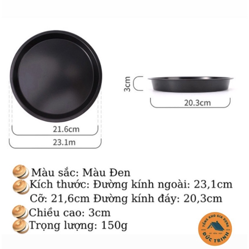 Khuôn làm bánh cao cấp chống dính SET 5 chiếc, khuôn nướng bánh cupcake, pizza, bánh mì bằng thép carbon an toàn