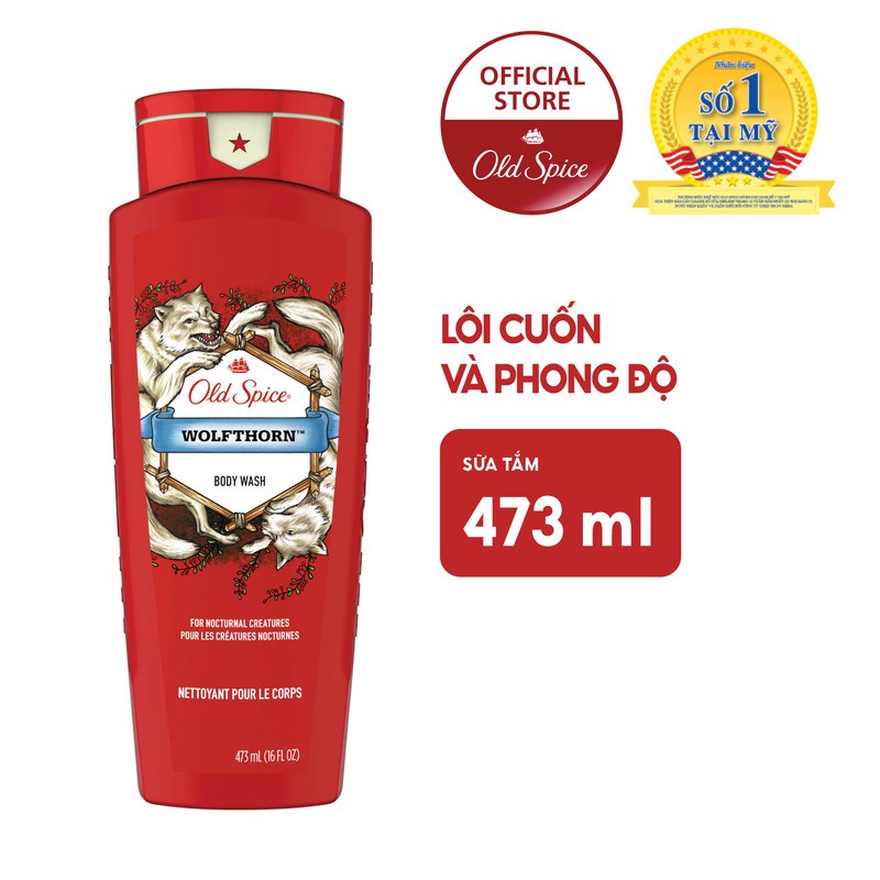 Sữa tắm Old Spice Body wash Wolfthorn 473ml
