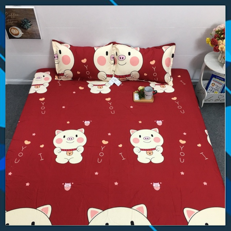 Ga giường - Ga trải giường - Drap nệm cotton poly B&C full mẫu đủ size