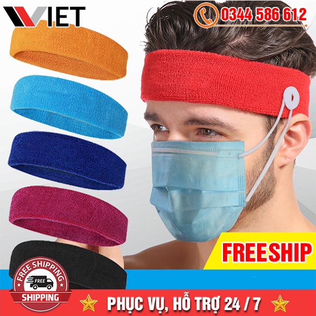 Băng Đô Cài Tóc Thể Thao Co Giãn, Đàn Hồi Cực Tốt Chuyên Dụng Cho Việc Vận Động, Tập Thể Dục - Thể Hình